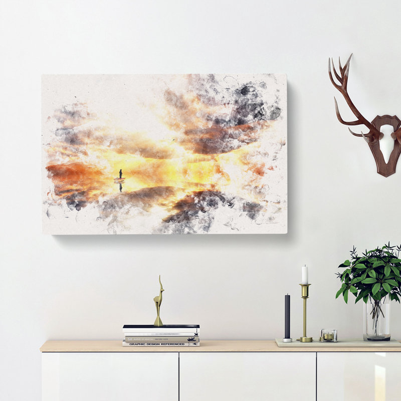 Fishing Boat - Wrapped Canvas Print, 40cm H x 60cm W x 3cm D