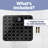 Ultra Thin, Black Grid Scale with Easy To Read LCD Display - Auto Step On