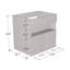 Meuble-lavabo simple avec comptoir 23,6 po Lieke-309414209-309414208
