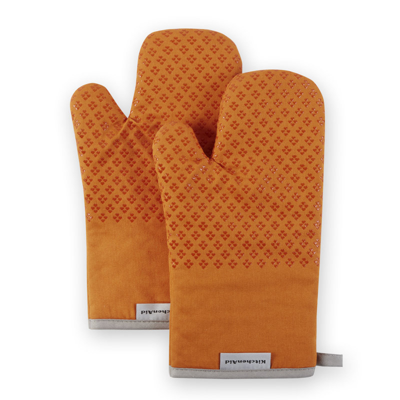 Gant de cuisine texturé en forme d'astéroide KitchenAid, Miel