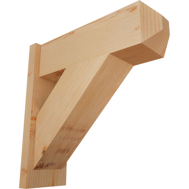 Artisan traditionnel en bois rustique, P 22 po x H 22 po, Sapin Douglas de 7 1/2 po (lisse)