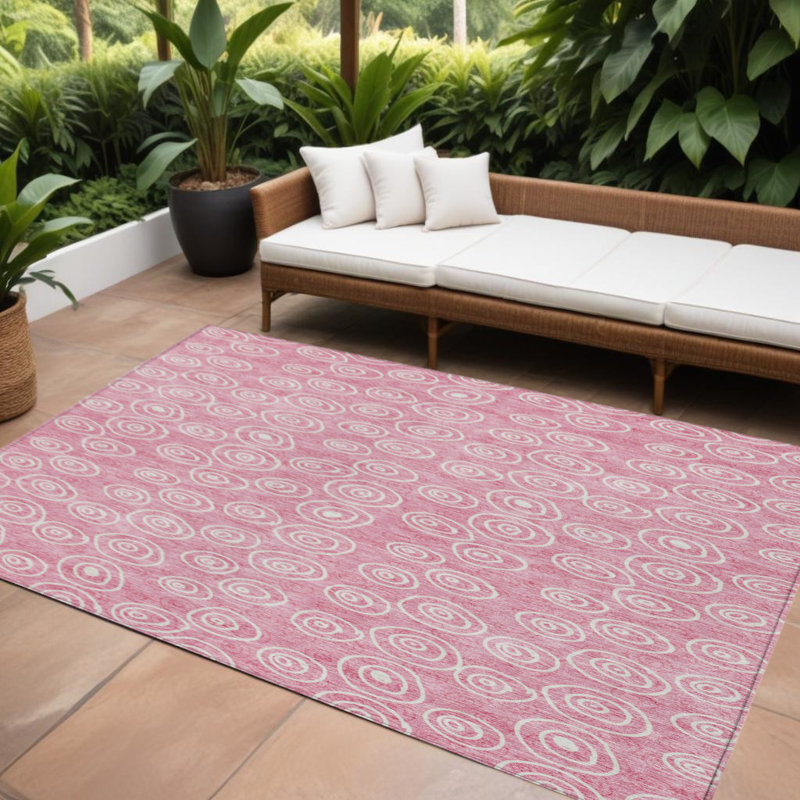 Tapis intérieur lavable à motif géométrique 9 pi x 12 pi ivoire