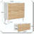 Wood Storage Cabinet File Cabinet Drawer Ample Space Organized-1662530090