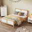 Modern Style Solid Wood Platform Bed For Kids, Teens, Adults, No Need Box Spring-1322552024