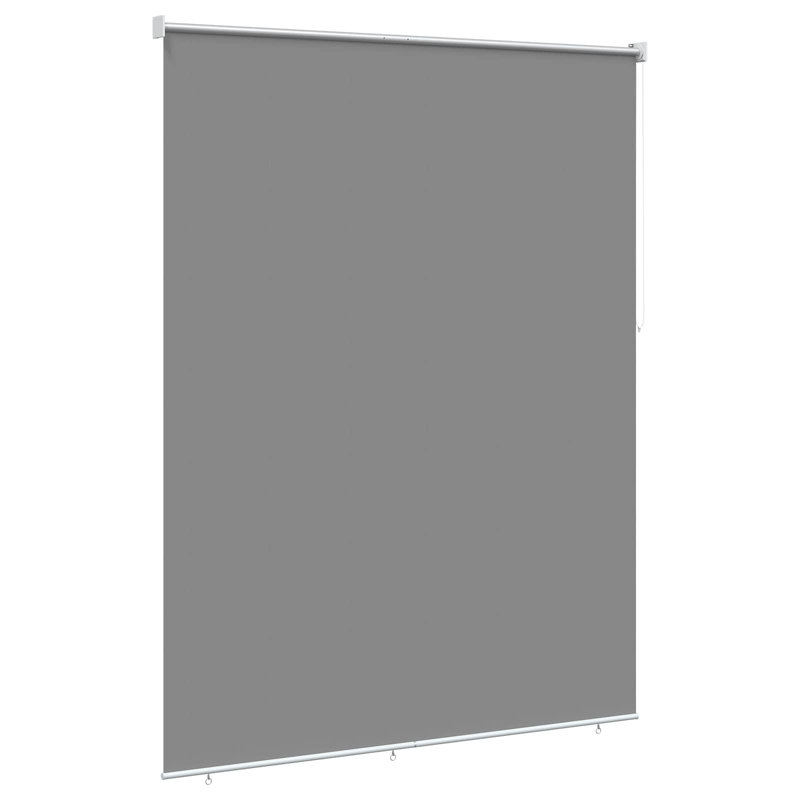 Roller Blind, Light Grey, 180" W x 140" L