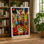 Three Zebras United Geometric - Print-136705723-136705721