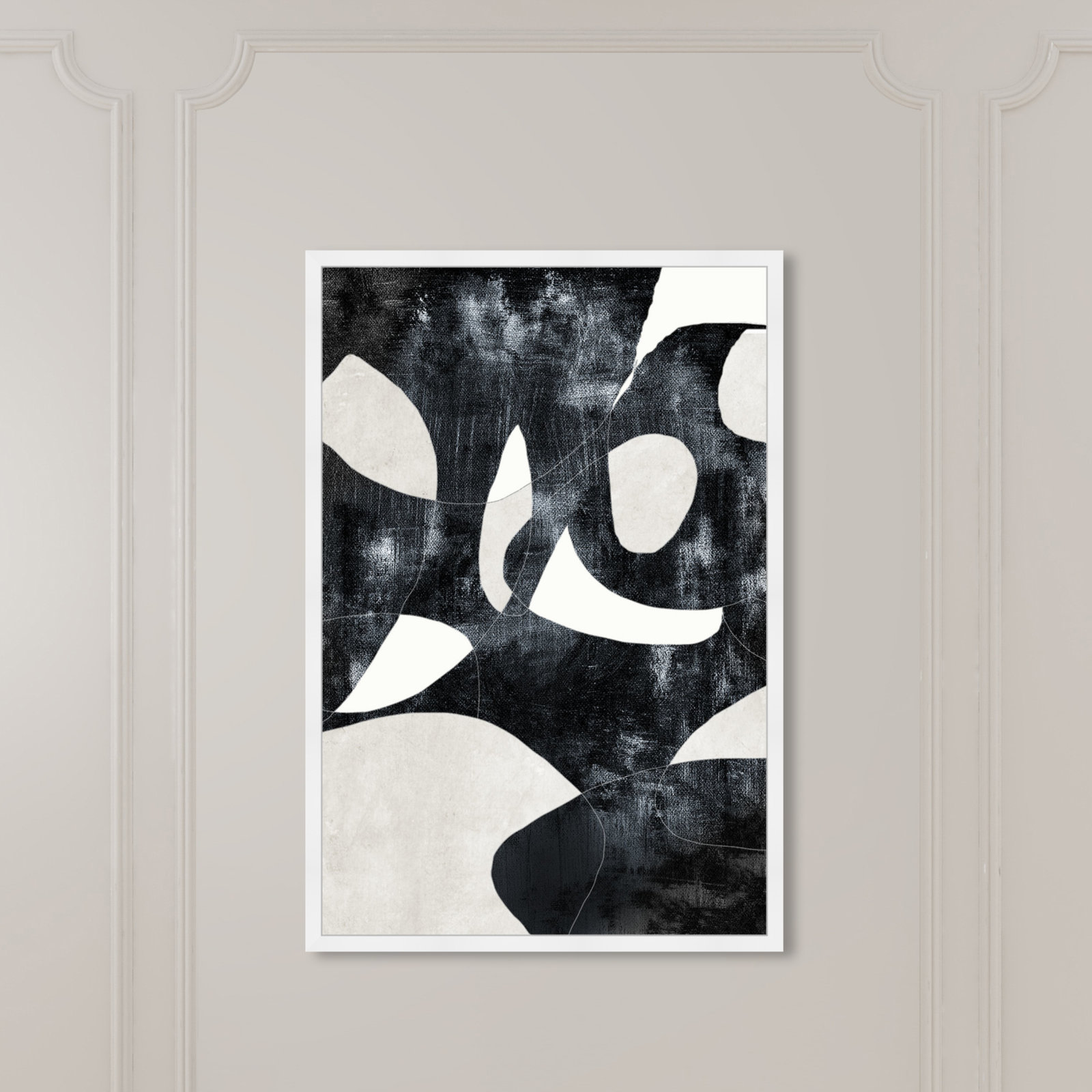 All of Me Print by Oliver Gal, 47" H x 32" W, White Framed