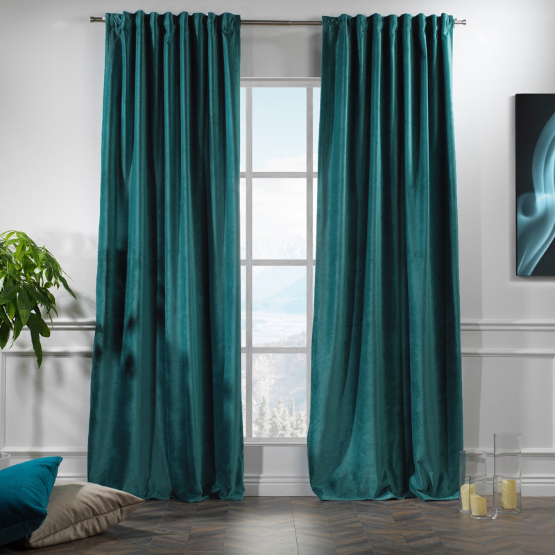 Decorative Double Panel in Matt, Extra Wide X Extra Long, L 52 po x L 95 po, 34 - vert minuit