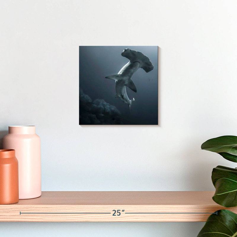 Requin-marteau puissant, H 10 po x l 10 po