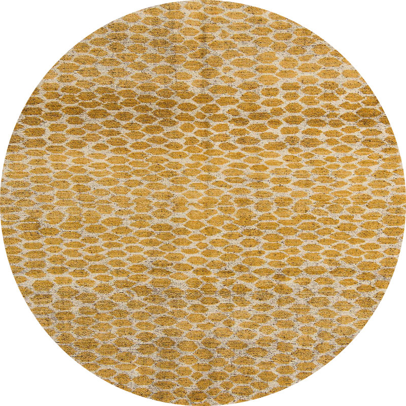 Annemarie Abstract Indoor Rug, Round 6'