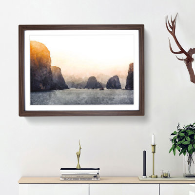 Ha Long Bay in Vietnam - Picture Frame Painting Print
