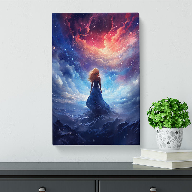 Galaxy Romanticism No.2 - Wrapped Canvas, 60cm H x 40cm W x 3cm D