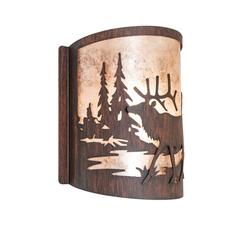 1 - Light Flush Mounted Sconce