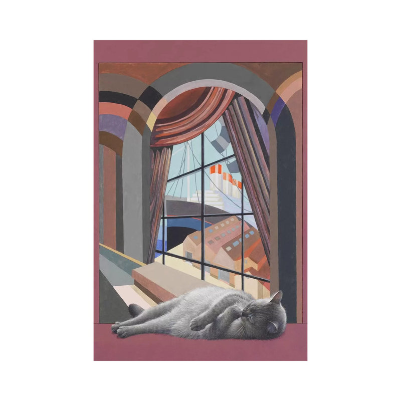 Amulet Waiting For The Benedictus Cruise Ship by Ivory Cats - Wrapped Canvas Print, 101.6 cm H x 66.04 cm W x 1.91 cm D