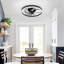 20" Smart Silent Flush Mount Ceiling Fan With Light – Invisible Blades, Remote & Timer-113308271