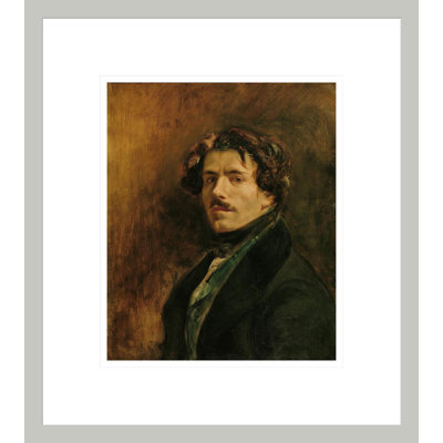 Self Portrait by Eugène Delacroix -Framed Giclee Print