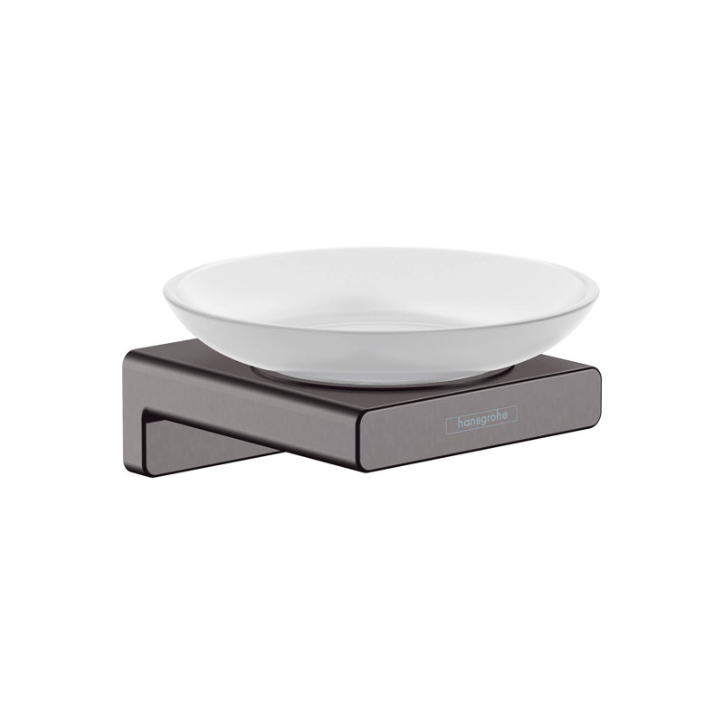 Hansgrohe AddStoris Soap Dish, Brushed Black Chrome