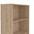 Embrie 3-Shelf Manufactured Wood Bookcase-95751938