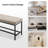 Anahli 50" W Faux Leather Upholstered Bench with Button-tufted Design-787938408