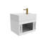 Ensemble de meuble-lavabo mural moderne flottant 24 po Nile-93465207-93465210-93465212
