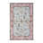 GLN Rugs Traditional Collection - Machine Washable Area Rug, Traditional Washable Rug, Non Slip Washable Rug, Low Pile Chenille Living Room Rug, Bedroom Rug, Kitchen Rug (Pink and Gray Rug)-66446190