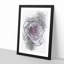 The Pale Purple Rose - Picture Frame Painting Print-56855384-56855385