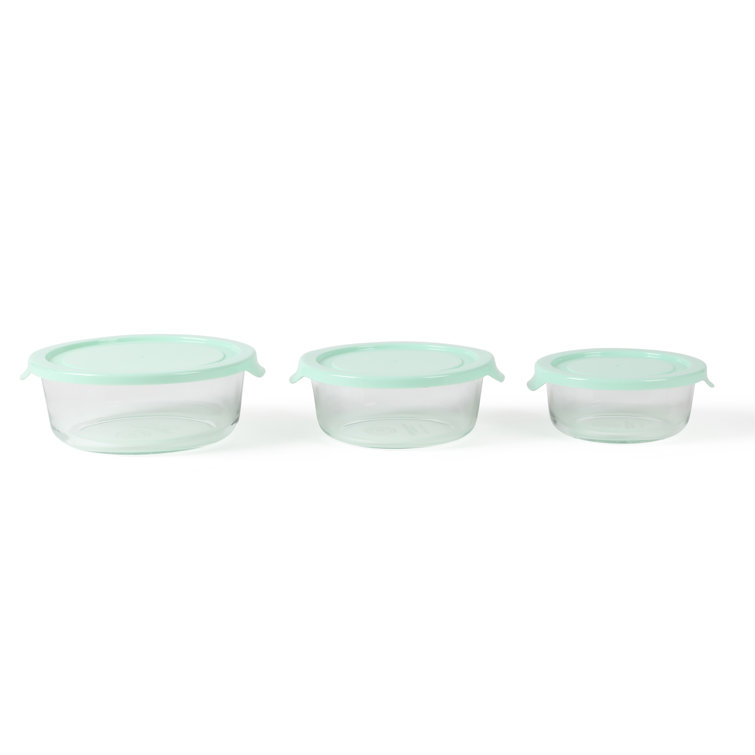 Martha Stewart Hadsell 6-Piece (32.1oz, 22oz, 13.5oz) Round Borosilica