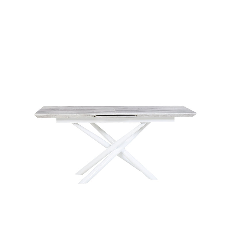 Rudchester Extendable Metal Base Dining Table