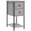 Eusden Bedside Cabinet 32x42x70 cm Engineered Wood-1350756617
