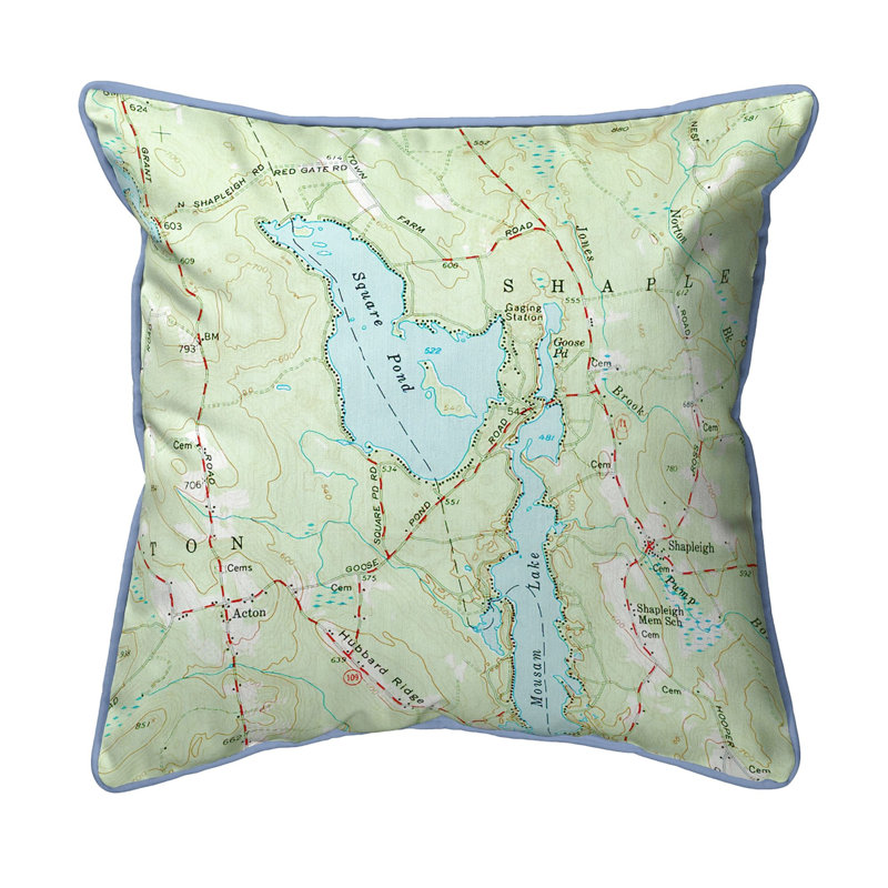 Housse de coussin carré et insert, 22 po x 22 po