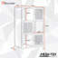X Rocker Mesh-Tek Tall 6 Cube Unit - Storage Unit
