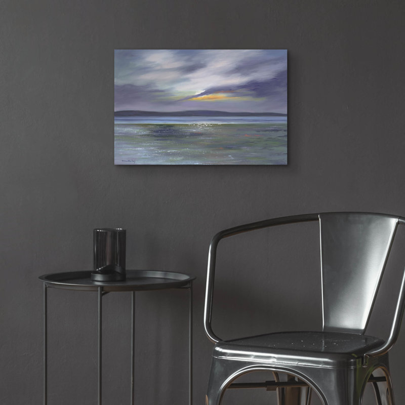  «Useless Bay» par Vivian Chesterley, art mural en verre acrylique, 24 po x 16 po, H 16 po x l 24 po