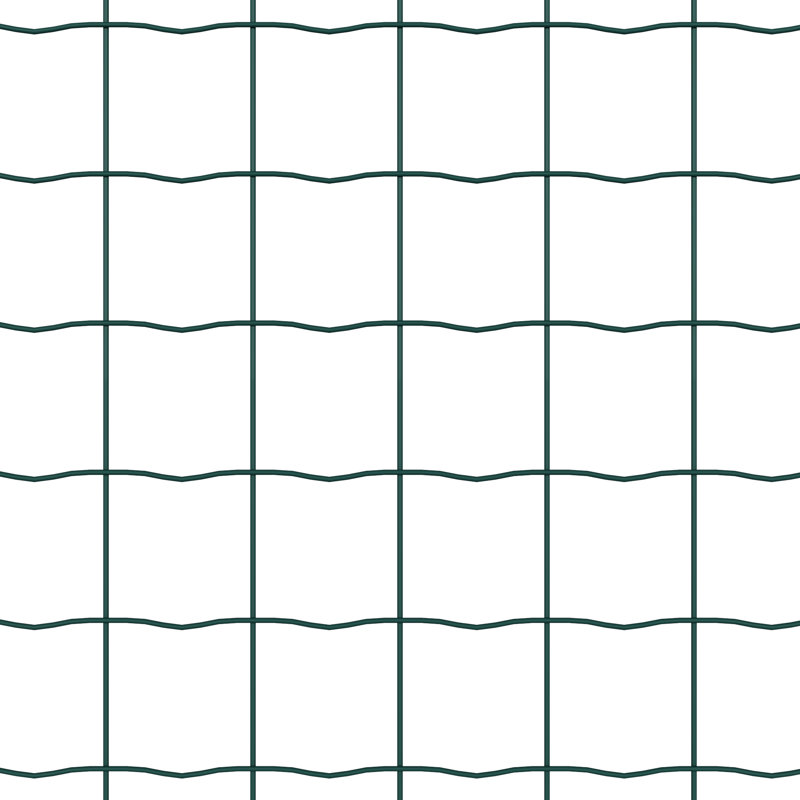 Galvanised Steel Border Fencing, 60 x 1000 x 0.2 cm, Green