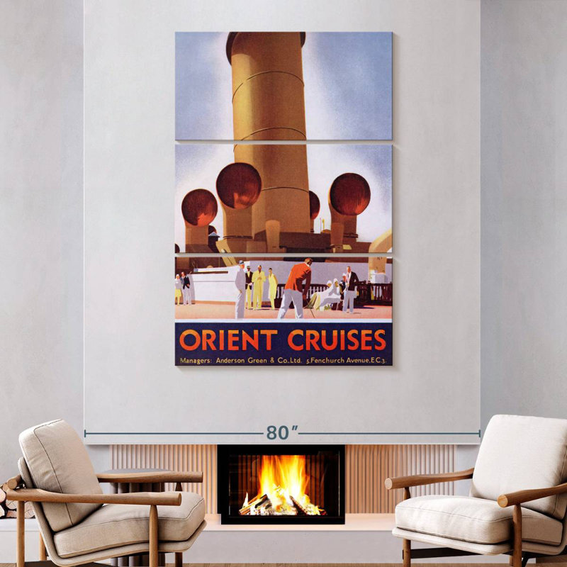 Mehar Orient Cruises, 74" H x 48" W