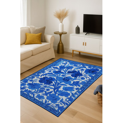 Tapis mauve à motif tissé lavable Mosso