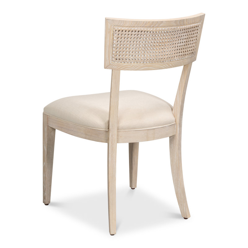 Ridge Upholstered Dining Chair, Beige