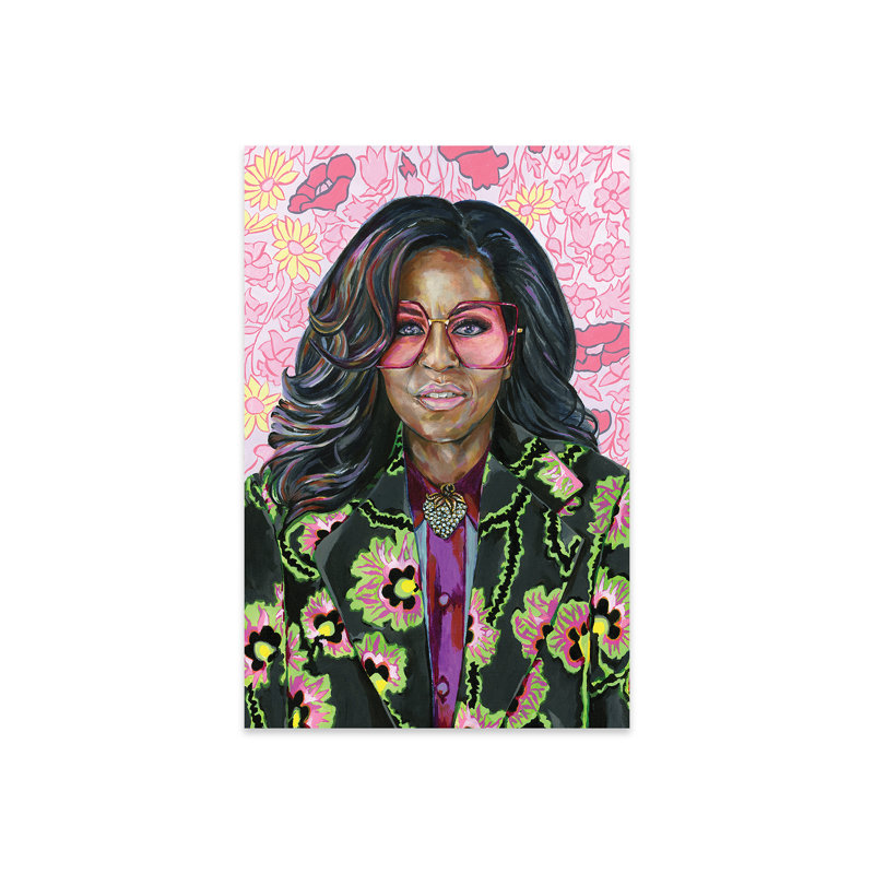 «Michelle sur plastique / acrylique» par Heather Perry, peinture
