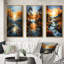River Azure Bold - ensemble de 3 impressions-318108746-318108745