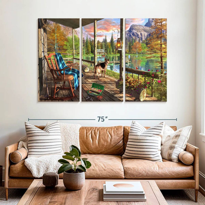 Lilie Mountain Cabin Home, H 42 po x l 65 po