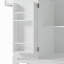 Îlot de cuisine cannelé avec armoire de rangement pour poubelle, prise de courant, support de rangement interne, îlots de cuisine roulants sur 5 roues avec 3 tiroirs, 3 supports latéraux ouverts pour poubelle de 10 gallons, blanc-351402770