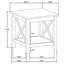 Table de bout blanche Slater