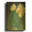 'Cactus 2' By Kristy Rice Gold Metal Wall Art, 12" x 16"-1575555517