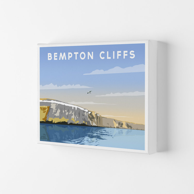Bempton Cliffs by Richard O'Neill - Print, Wrapped Canvas, 42cm H x 59.4cm W x 4cm D