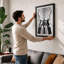 Brooklyn Bridge Ascendant Industrial - Framed Print-1111264107-1111264110