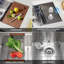 Évier de cuisine encastrable 33 po avec drain silencieux - évier simple en acier inoxydable de calibre 11 - station de travail intégrée intégrée à la main moderne et multifonctionnelle