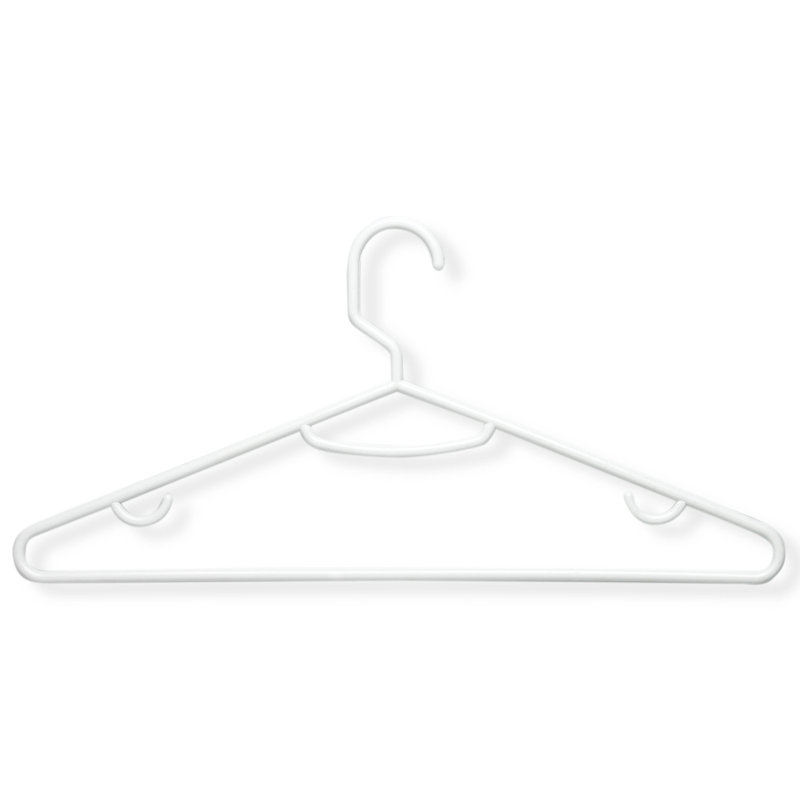 Cintre en plastique Mullary, Blanc