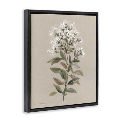 "Blooming Watercolor Flower", art mural sur toile flottante par Carol Robinson