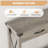 43 Inch Console Table with 2 Drawers & 2-Tier Storage for Entryway, Hallway, Living Room-70617285