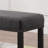 Fabric Dining Bench With Nailhead Trim, Grey-568078312