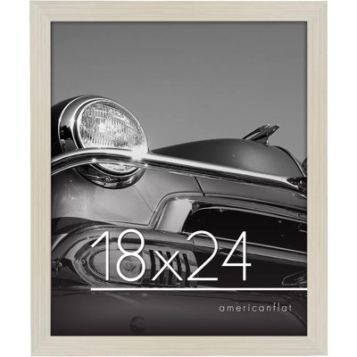 Signature Poster Frame Composite Wood and Plexiglass Cover Hanging Hardware included